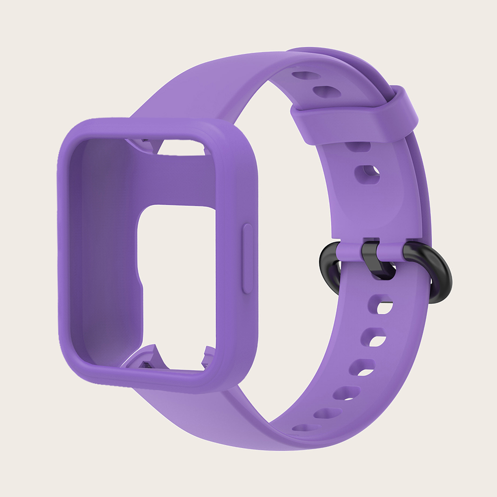 Pour Redmi Watch 2 bracelets + étui de protection Bracelet 2 en 1 Bracelet en Silicone Bracelet de montre pour Redmi Watch 2 Lite: Colorful