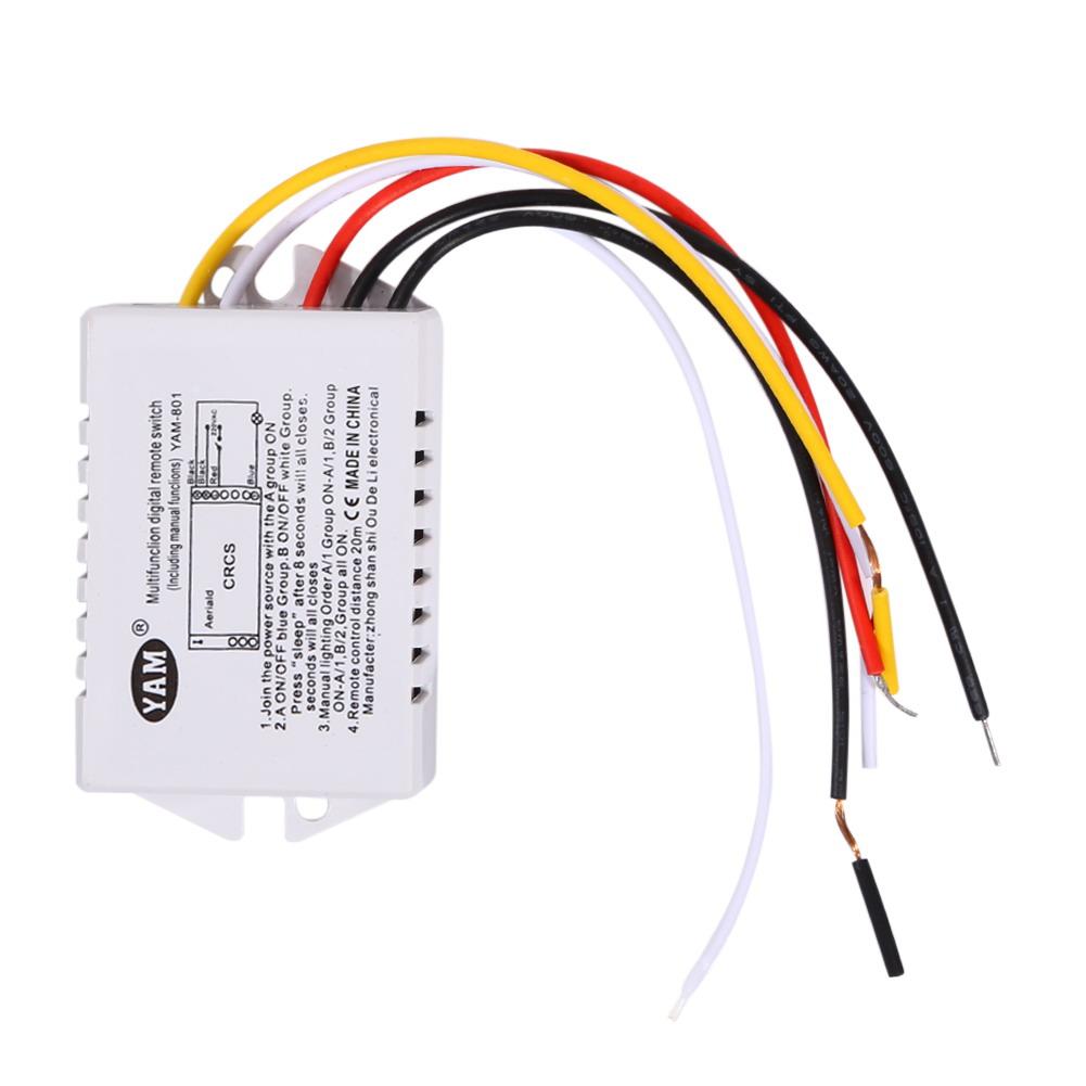 kabellos an/aus 220V Lampe Fernbedienung Schalter Empfänger Absender