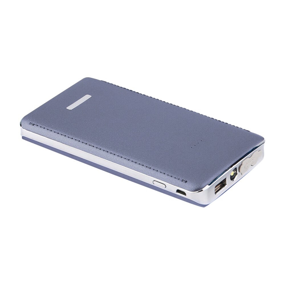 arrancador de batería de coche portátil de arranque de emergencia de 30000mAh paquete Booster LED cargador de batería fuente de alimentación móvil: gray