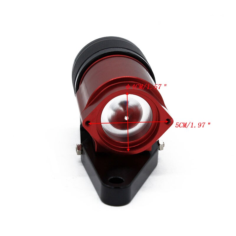 2.5 Inch Aluminum Blow Off Valve Flange Adapter Pipe For SSQV/SQV - Chrome Finish