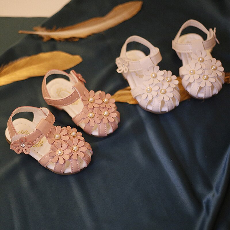 Blume Mädchen Sandalen Baby Kinder Prinzessin Strand Schuhe kinder Sandalen Für Mädchen Kleinkind Sommer Schuhe sandalia infantil