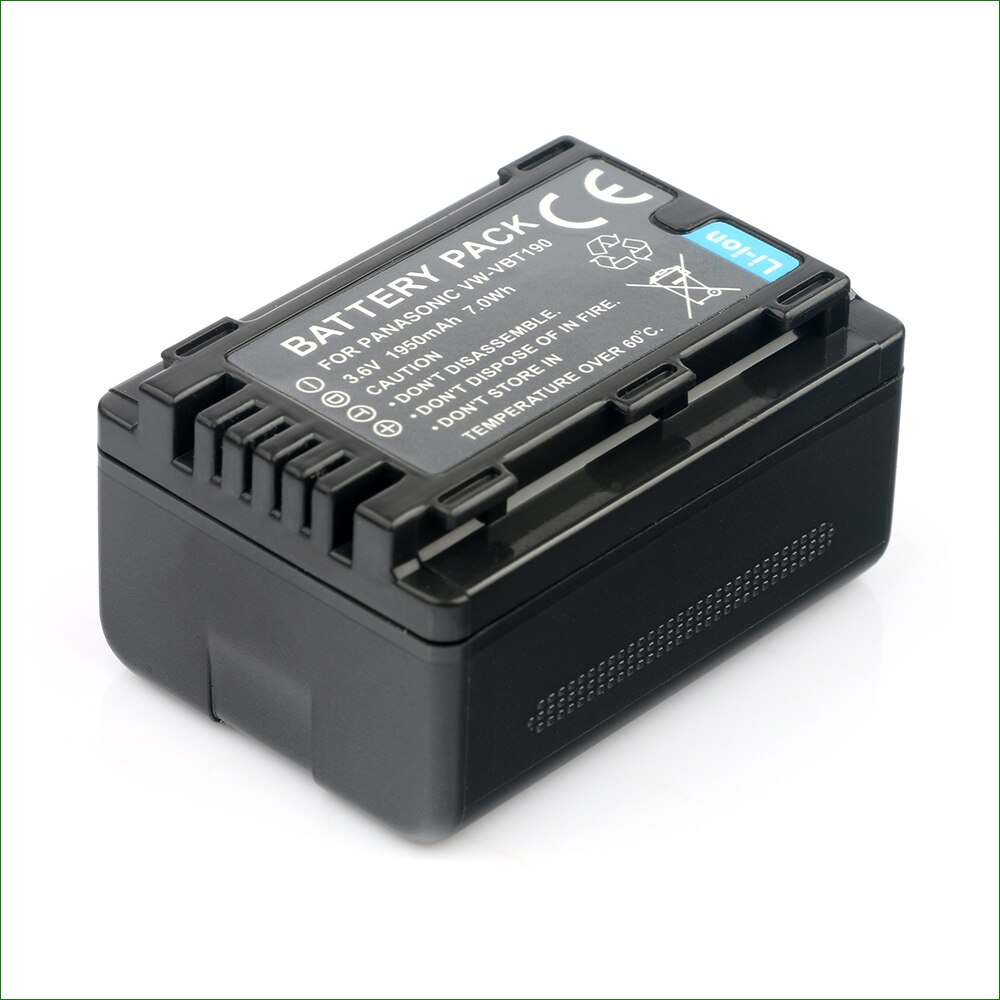 LANFULANG VW-VBT190 VW VBT190 rechargeable Battery Camera Batteries for Panasonic HC-VX980 HC-W580 HC-V180 HC-V380 HC-WXF995