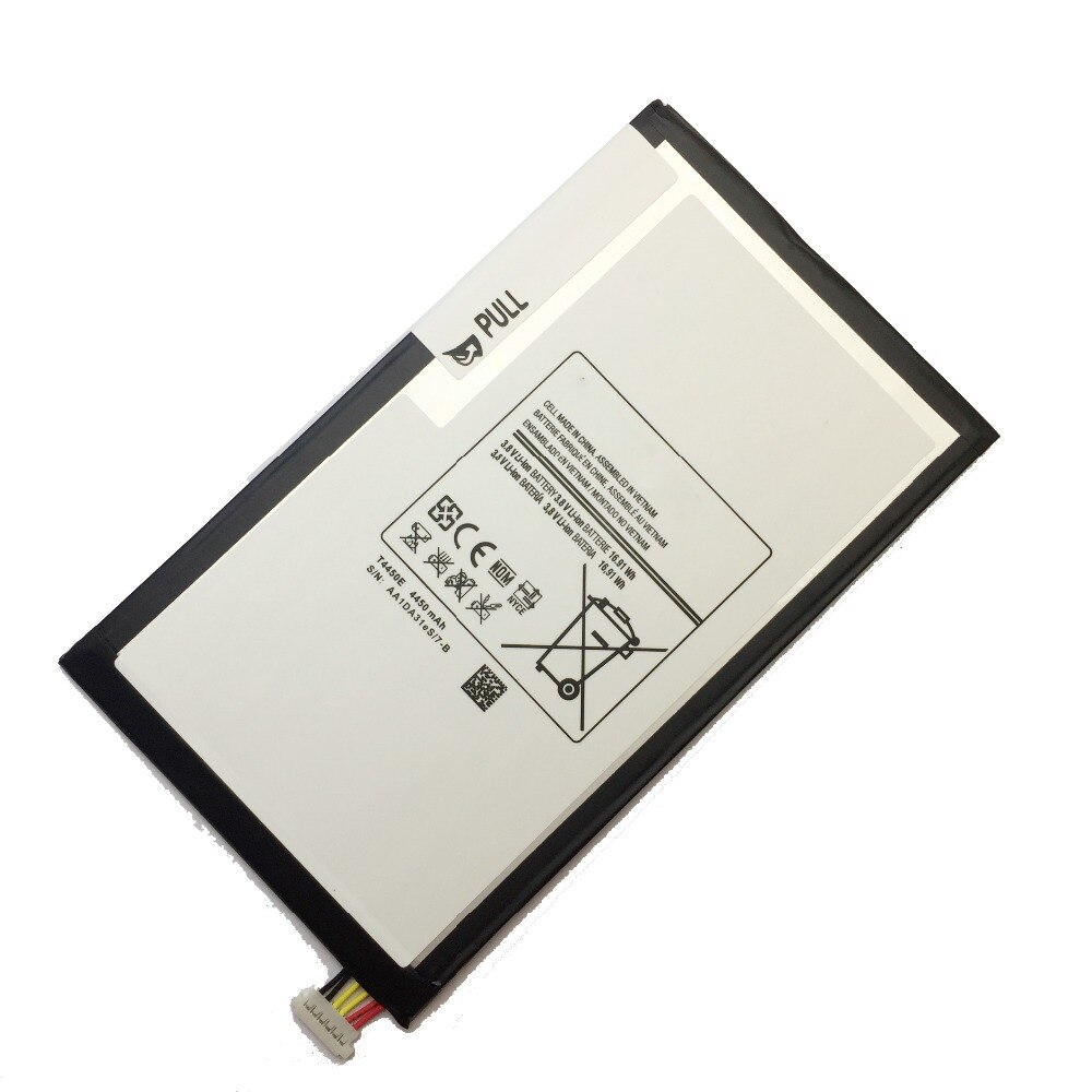 Tablet Battery 4450mAh - Replacement Li-ion Polymer for Samsung Galaxy Tab 3 8.0 T310 T311 T315