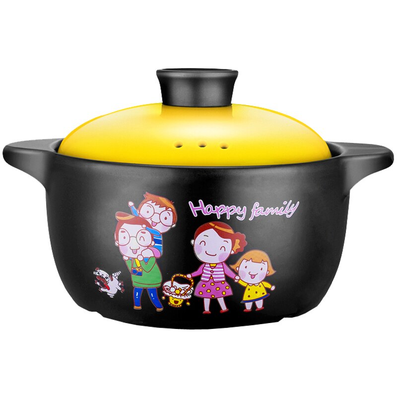 Casserole cooker home gas ceramic pot soup fire resistance high temperature size capacity clam casserole stone