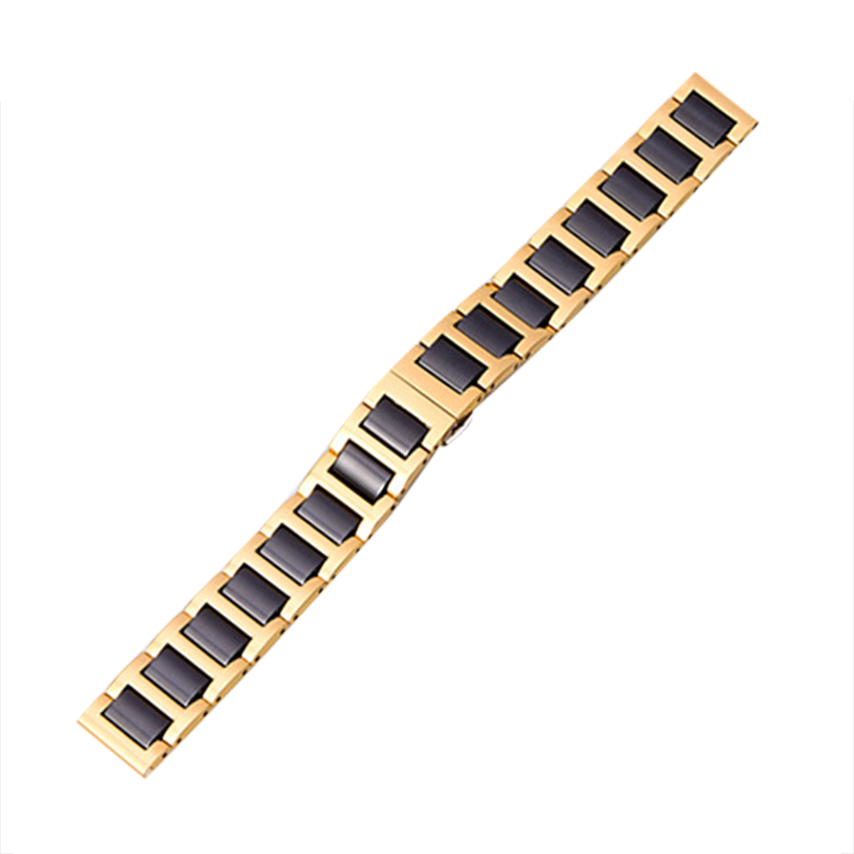 New Universal Substituição Cinta Faixa de Relógio de Aço Pulseira de Cerâmica com Metal Buckle Clasp 20mm Para Pulso Perímetro 5.5- 8.1 polegada: 04