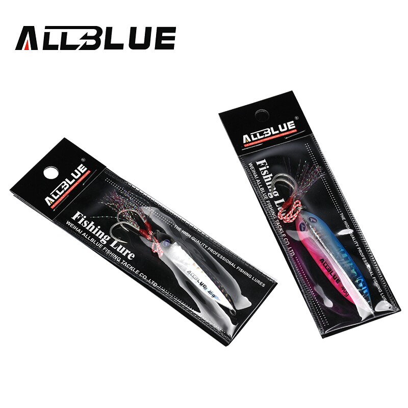 ALLBLUE SEABLUE Metal Jig Spoon 25G 40G 60G Artificial Bait Shore Fishing Jigging Lead Fish Sea Bass Fishing Lure