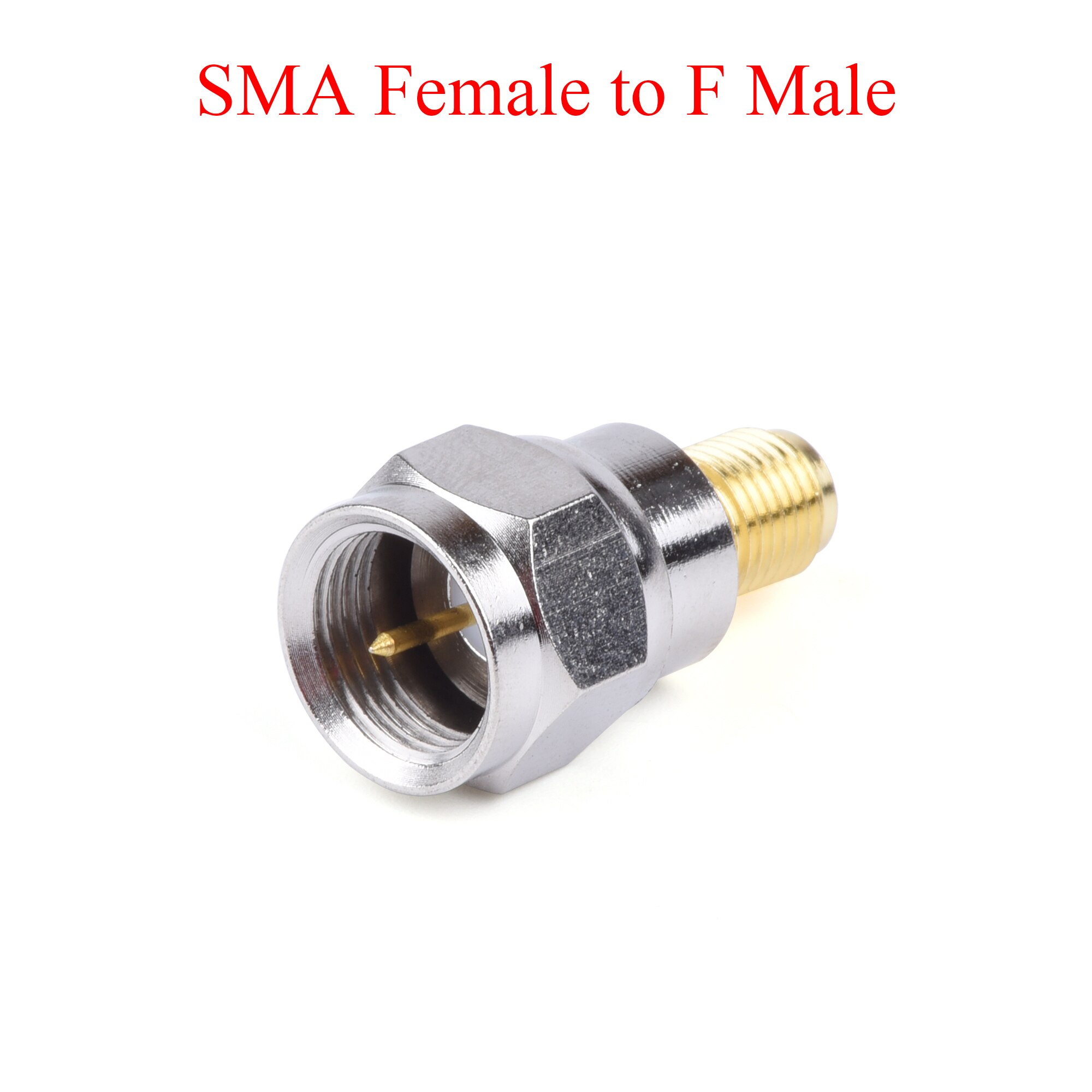 1Pcs conector coaxial RF SMA hembra a BNC TNC MCX MMCX UHF N F enchufe macho / adaptador de conector hembra uso para antena repetidora de TV: SMA-F to F-M