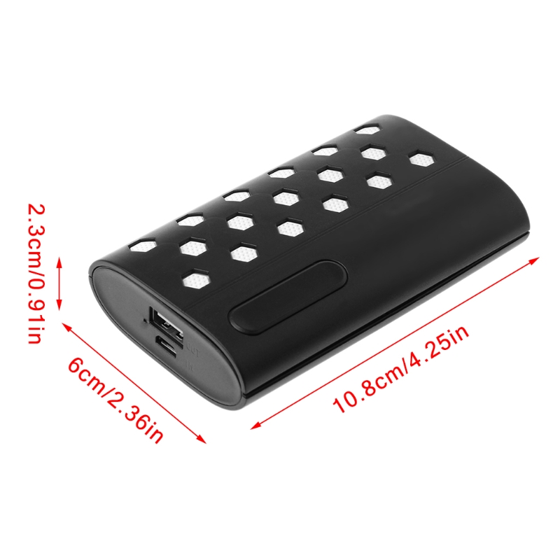 Usb 3x18650 carregador de bateria titular power bank caixa de armazenamento caso kit diy 37mc