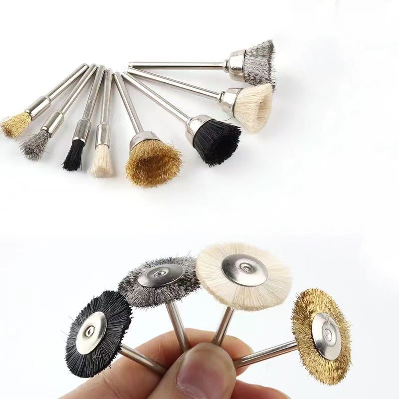 Broca para uñas, cepillo de limpieza, taladros eléctricos portátiles para manicura, alambre de cobre, limpiador, accesorios para decoración de uñas DIY, 1 ud.