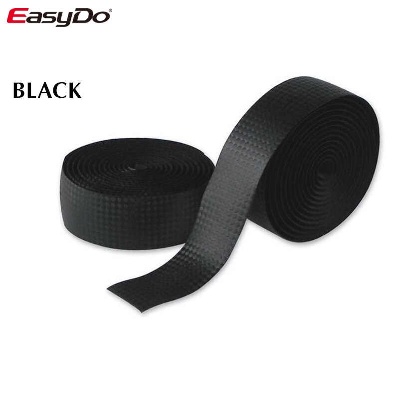 EasyDo Road Bike Handlebar Tape Carbon Fiber Textured Anti-vibration Wrap Bike Bar Tape Bicycle Accessories ED1946: ED1946
