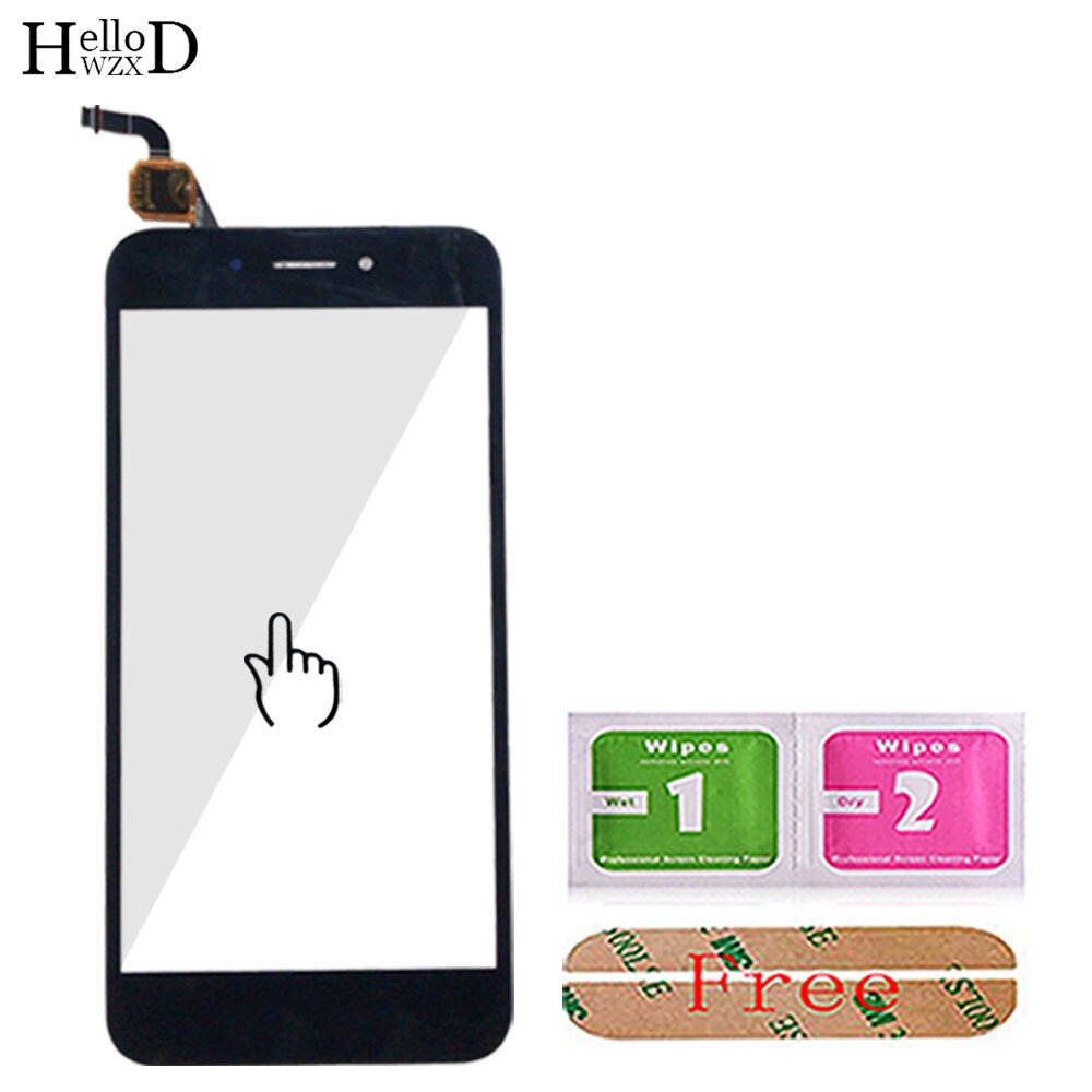 Mobile Touch Screen For HUAWEI Honor 6A 6C 6C Pro Digitizer Panel Front Glass Sensor TouchScreen 3M Glue Wipes