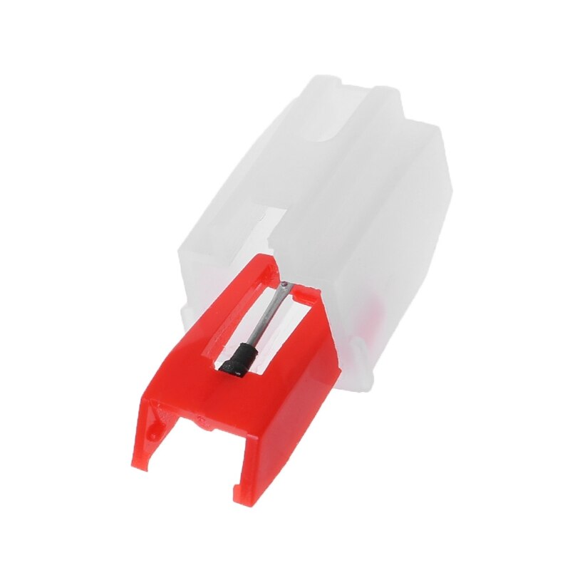 Testine Per Giradischi Con Puntina Diamantata - 4 Pezzi Di Ricambio Colore Rosso - Foto 3