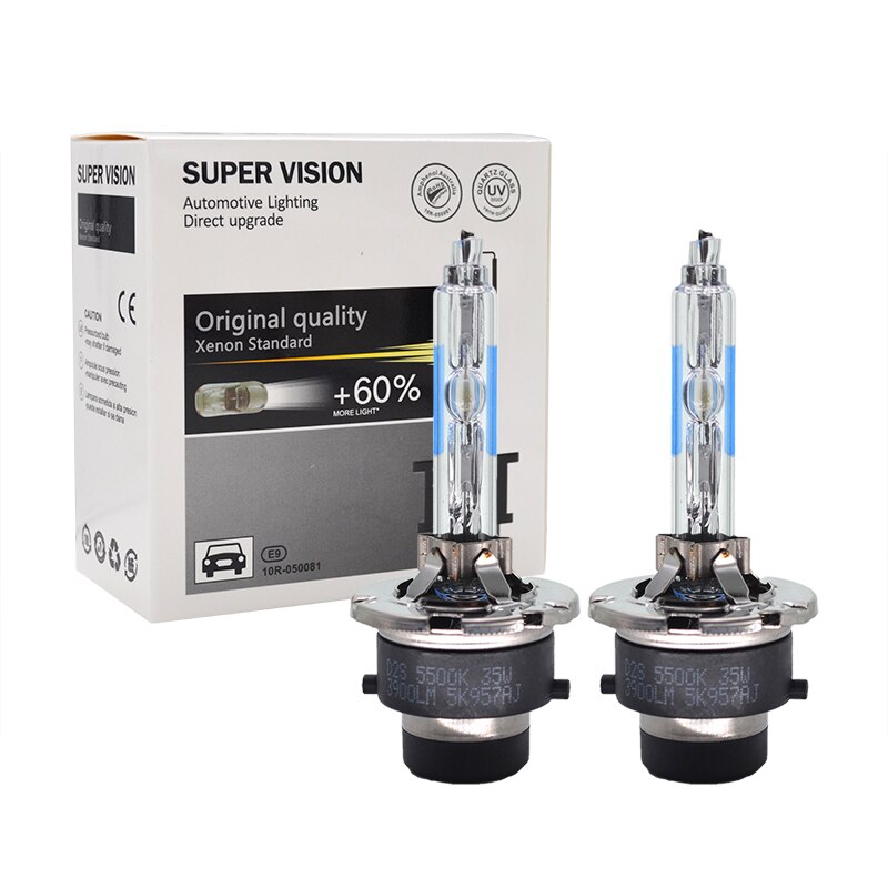 D3s xenon-dolda lampor billjuskälla 5500k 35w 55w super vision  d1s ersättningsljus med beläggningsskikt