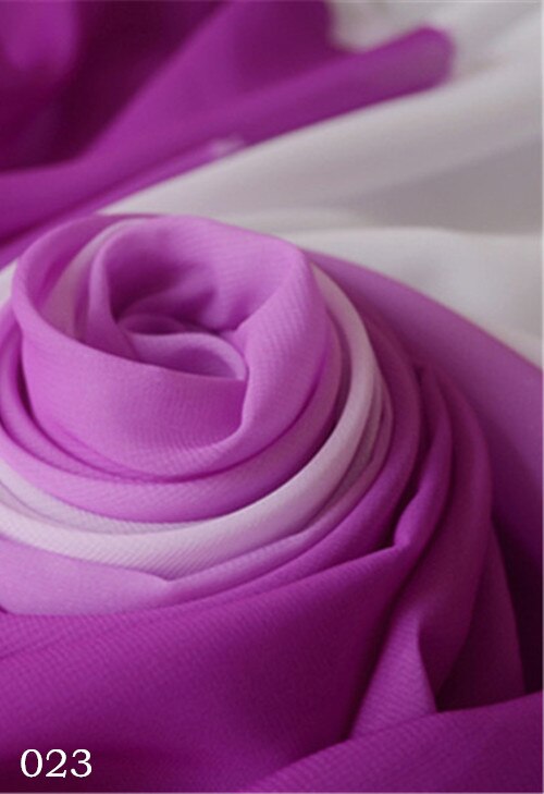 Vestido de gasa para baile en escenario, rampa gradual de 100x150cm, DIY, 015-041: 023 purple white