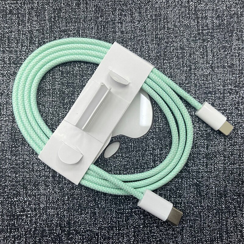 20w- pd-usb-c-kabel für iphone 13 Profi max, schnelllade-usb-c-kabel für iphone 12 Mini Profi max, daten-usb-typ-c-kabel: Grün / 0.25m