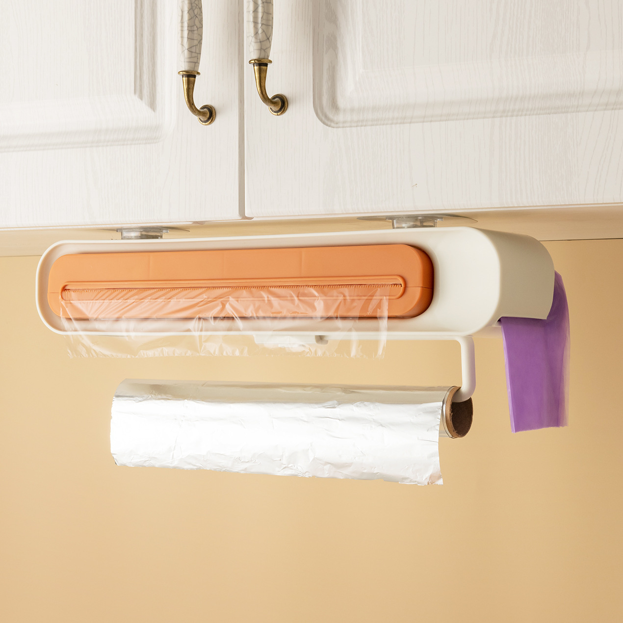 Kitchen Three-in-one Belt Cutter Plastic Wrap Stor... – Vicedeal