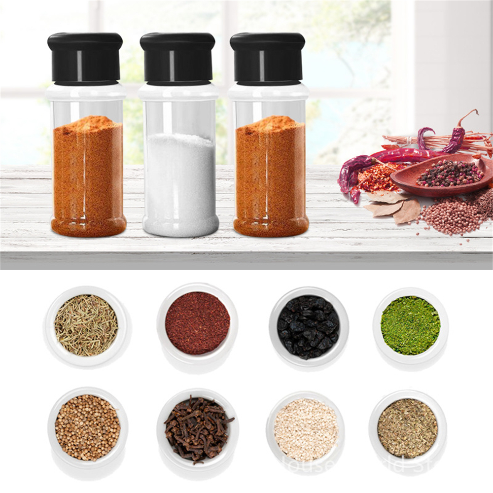 5/10/15/20 Pc Potten Voor Kruiden Zout En Peper Shaker Kruiden Pot Spice organizer Plastic Barbecue Kruiderij Keuken Gadget Tool