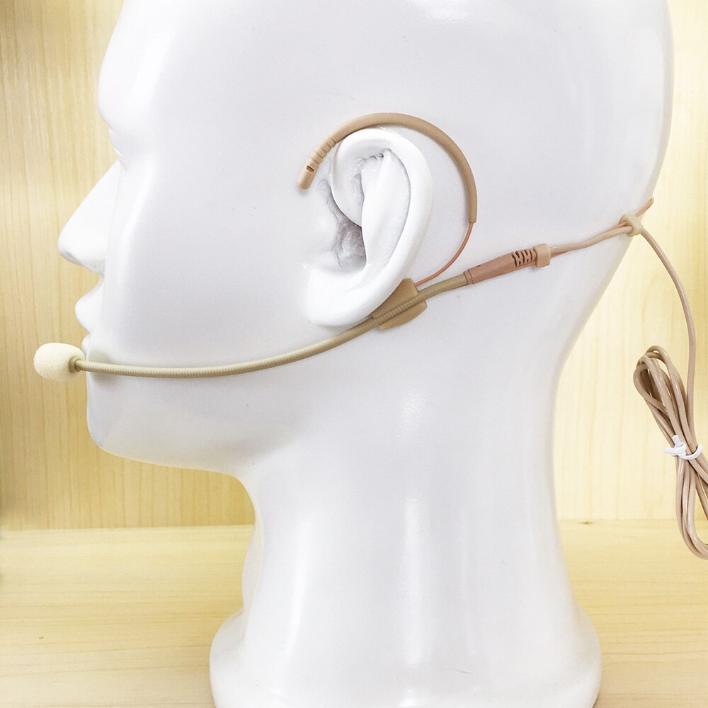 Lightweight Headworn Headset Microphone Condenser Mic 3.5mm Plug for Smartphone DSLR Camera Camcorder Computer PC Laptop