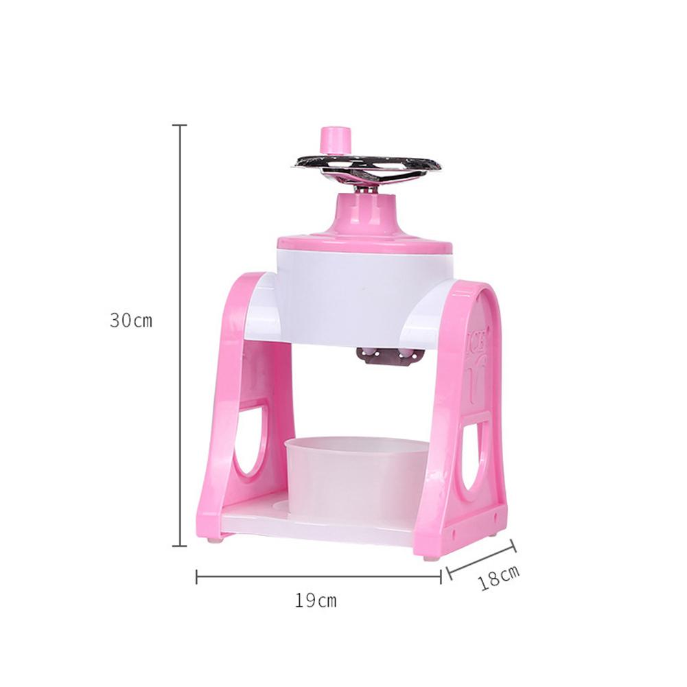 Portable Manual Ice Shaver Stainless Steel Blade Perfect Make Snow Cones And Slushies For Vacation Birthday Party Camping