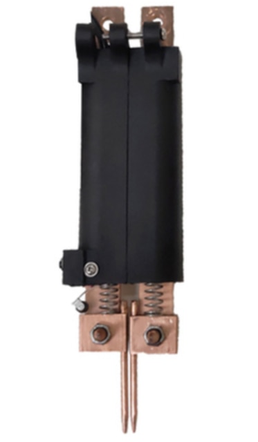 Spot welding machine integrated weld pen hand held automatic trigger multi functional split butt welding tongs polymer to nickel: Spot - butt welding