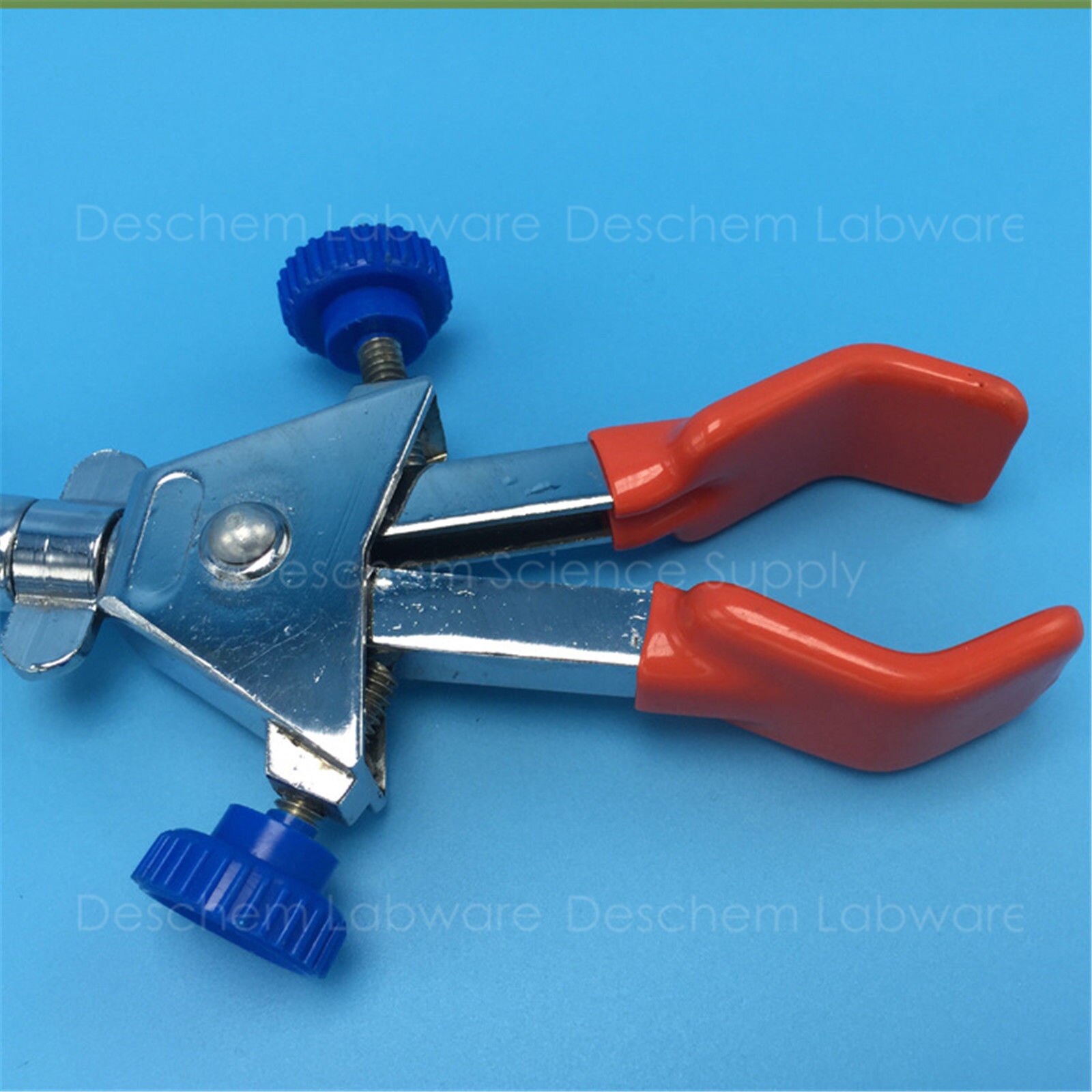 Swivel Flask Clamp,Test Tube,Condenser Lab Holder,Two-Adjustable Clips