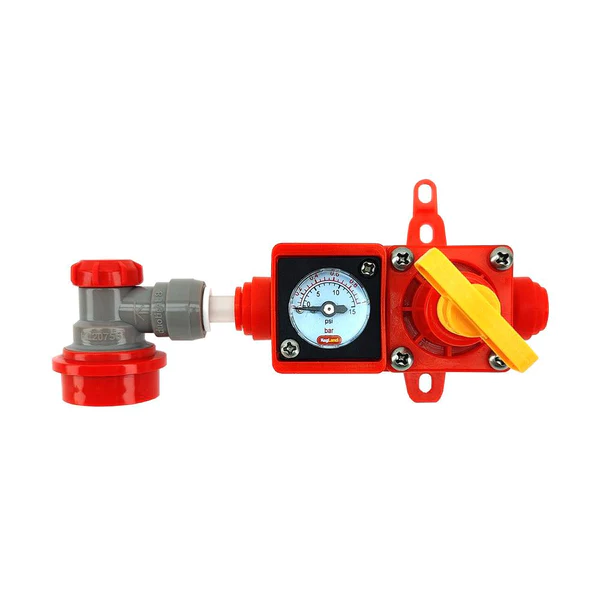KegLand Integrated Gauge BlowTie Kit (0–15 psi) Bier-Heimbrauen
