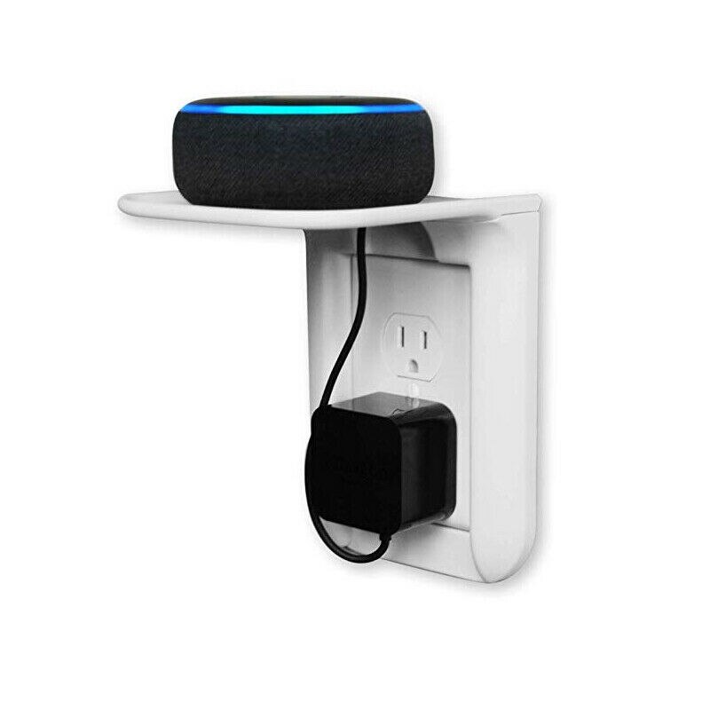 Multi Function Wall Mount Shelf Stand Outlet Phone Tablet Charging Holder Socket Bracket