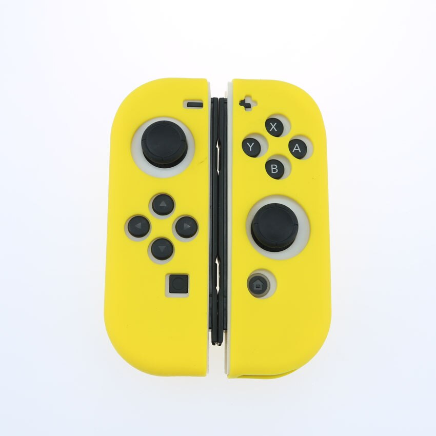 YuXi-funda protectora de silicona para Nintendo Switch Joy Con, funda suave antideslizante para NX NS Joycon: E-E