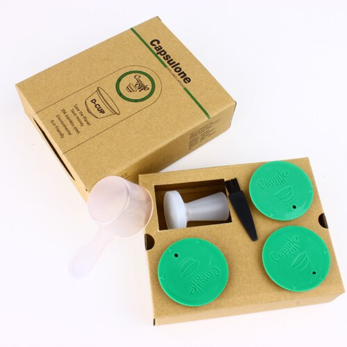 Capsulone/EDELSTAHL Metall kapsel Schote passen für dolce Gusto Maschine Nachfüllbar wiederverwendbar kapsel passen für Piccolo XS lumio: 3Schote 1PP manipulieren