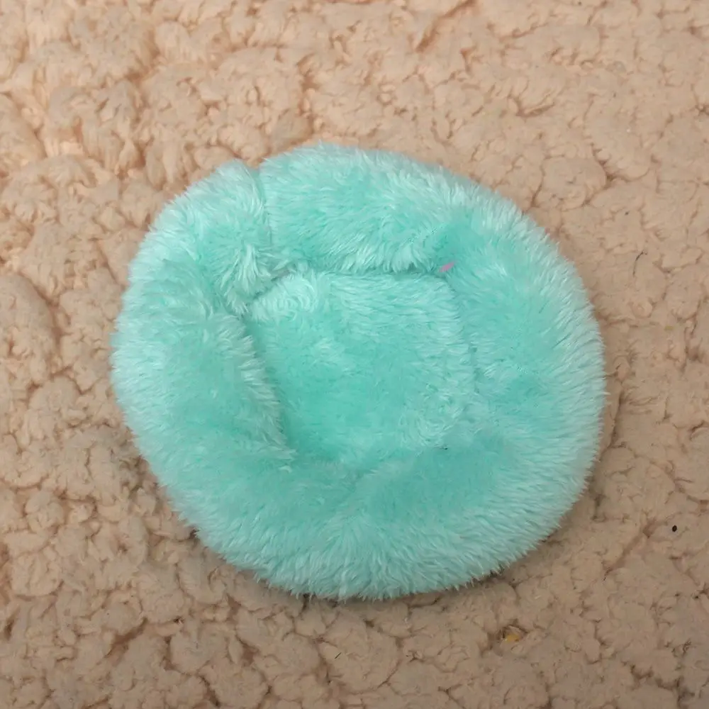 Slapende Hamster Slaapbed Hond Zachte Fleece Cavia Bed Winter Huisdier Benodigdheden Kleine Dieren Kooi Mat: S / Light Grey