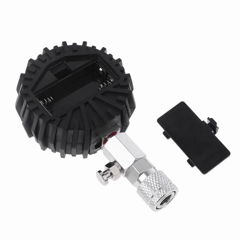 Digital Gas Engine Cylinder Compression Tester Tool Kit Car Motorcycle Pressure Gauge with Adapter