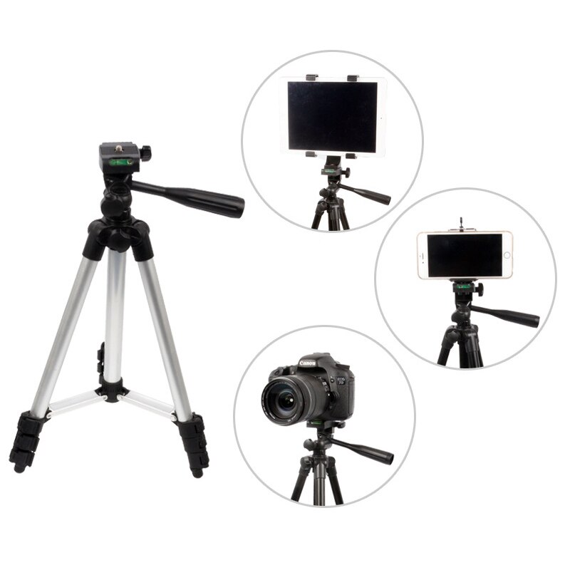 Auminum Camera Tripod Stand Light Weight Adjustable Cell Phone Tripod GDeals