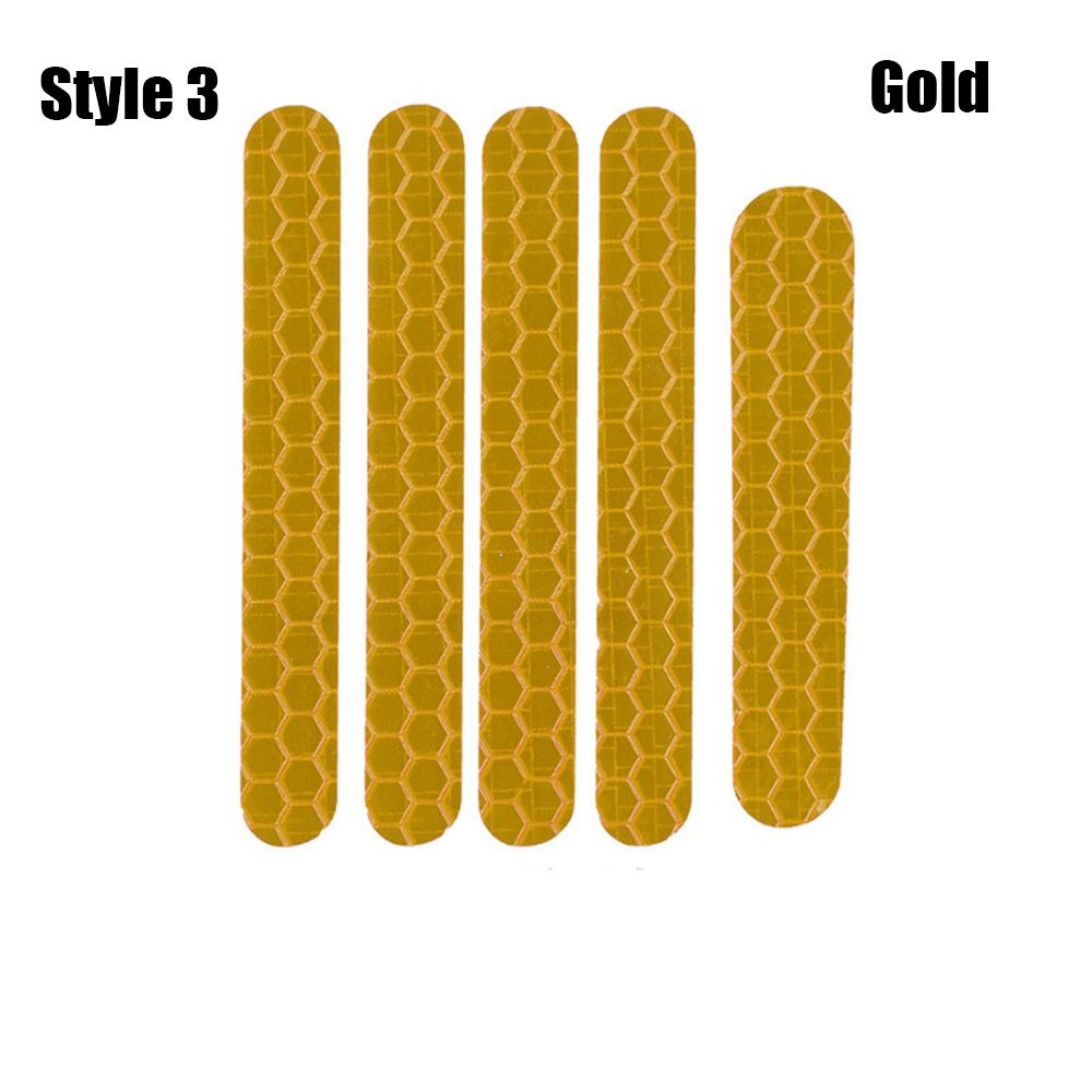 Cycling Accessories M365 M365Pro Reflector Reflective Sticker Scooters Decals Parts Electric Scooter Stickers: Gold-3