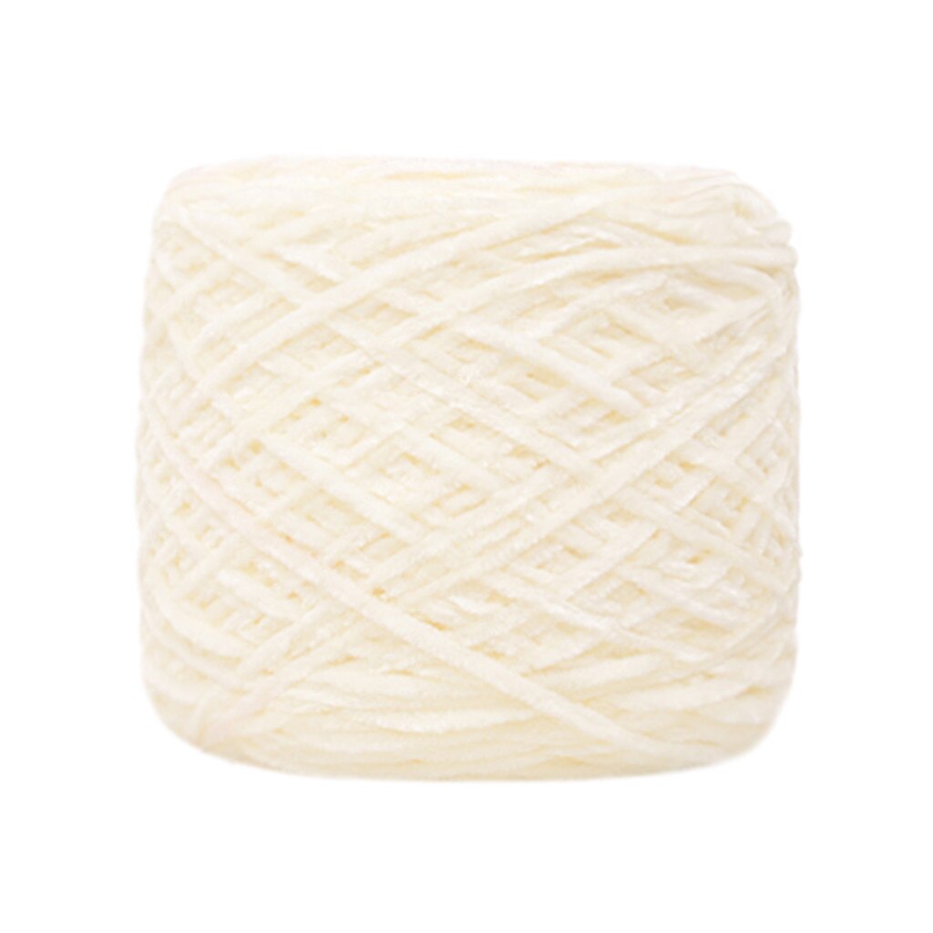 Bufanda de hilo de terciopelo dorado, Hilado de lana de punto, grueso, cálido, para el hogar, ganchillo, ropa, sombreros, zapatos, bufanda, 25 #: A