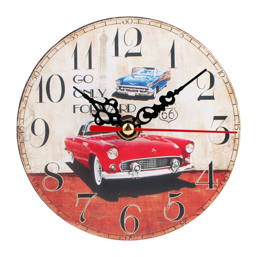 1pc årgang treveggklokke stor shabby elegant rustikk kjøkken hjem antikk stil