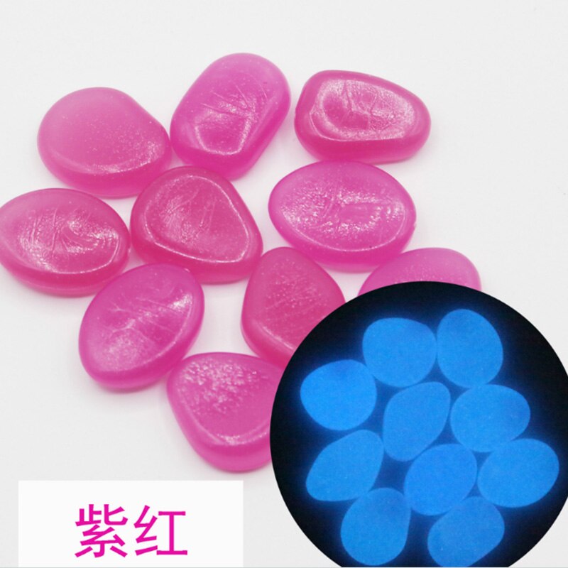 20 Pcs Gesimuleerde Kasseien Game Stukken Fluorescentie Acryl Onregelmatige Steen Voor Glow In The Dark Speelgoed: 8