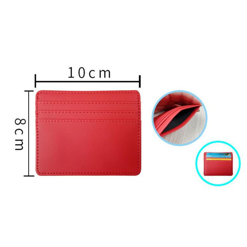 Kaarthouder Slanke Bank Credit Card Id Kaarten Coin Pouch Case Tas Portemonnee Organisator Vrouwen Mannen Dunne Visitekaartje Portemonnee