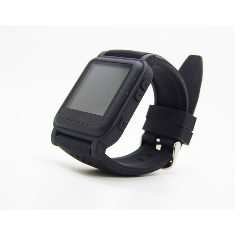 Reproductor mp4 con botón de emergencia, reloj de memoria con 10 líneas de texto, txt ebook, 4GB, 8GB, color blanco y negro,