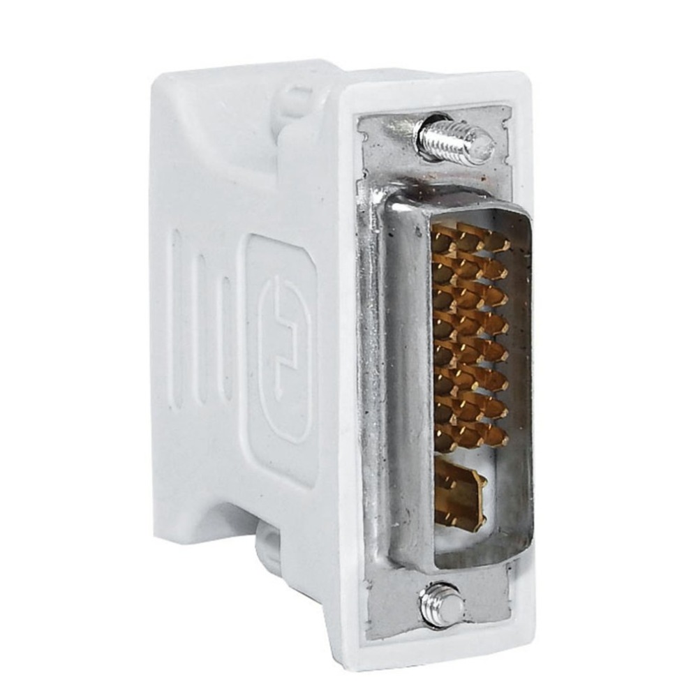 DVI-I zu VGA Adapter, 90 grad DVI 24 + 5 29Pin Stecker auf VGA 15 Pin Buchse Konverter Connecter Adapter für Laptop