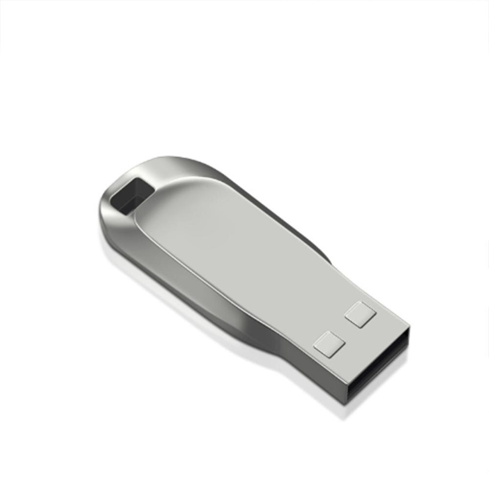 USB wysokiej jakości pamięć Flash metalowe pióro Flash 128GB 64GB 32GB 16GB 8GB 4GB Mini USB 2.0 pamięć Flash pamięć USB: 16 gb / Silver