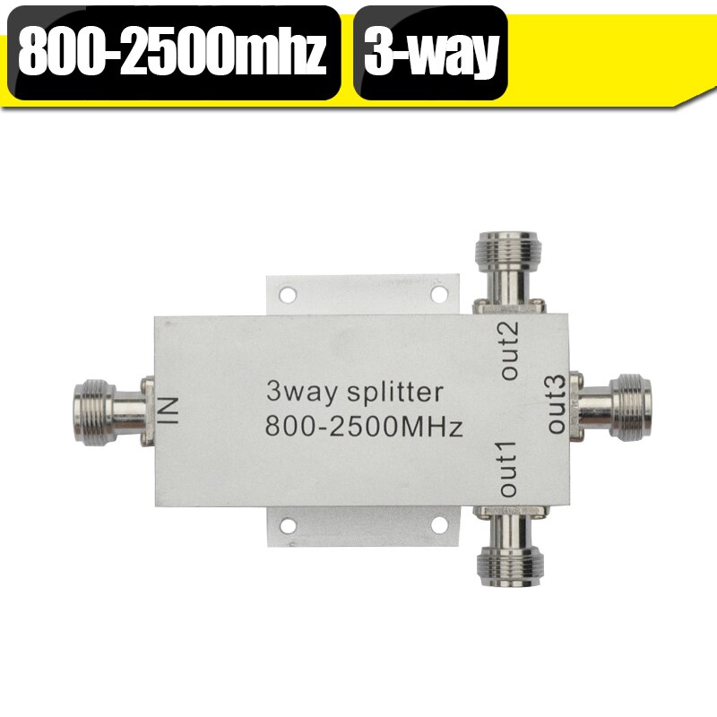 3 Way Power Splitter Lage Verlies 800-2500Mhz Microstrip Power Divider Voor Gsm 3G Mobiele Telefoon Signaal booster Repeater