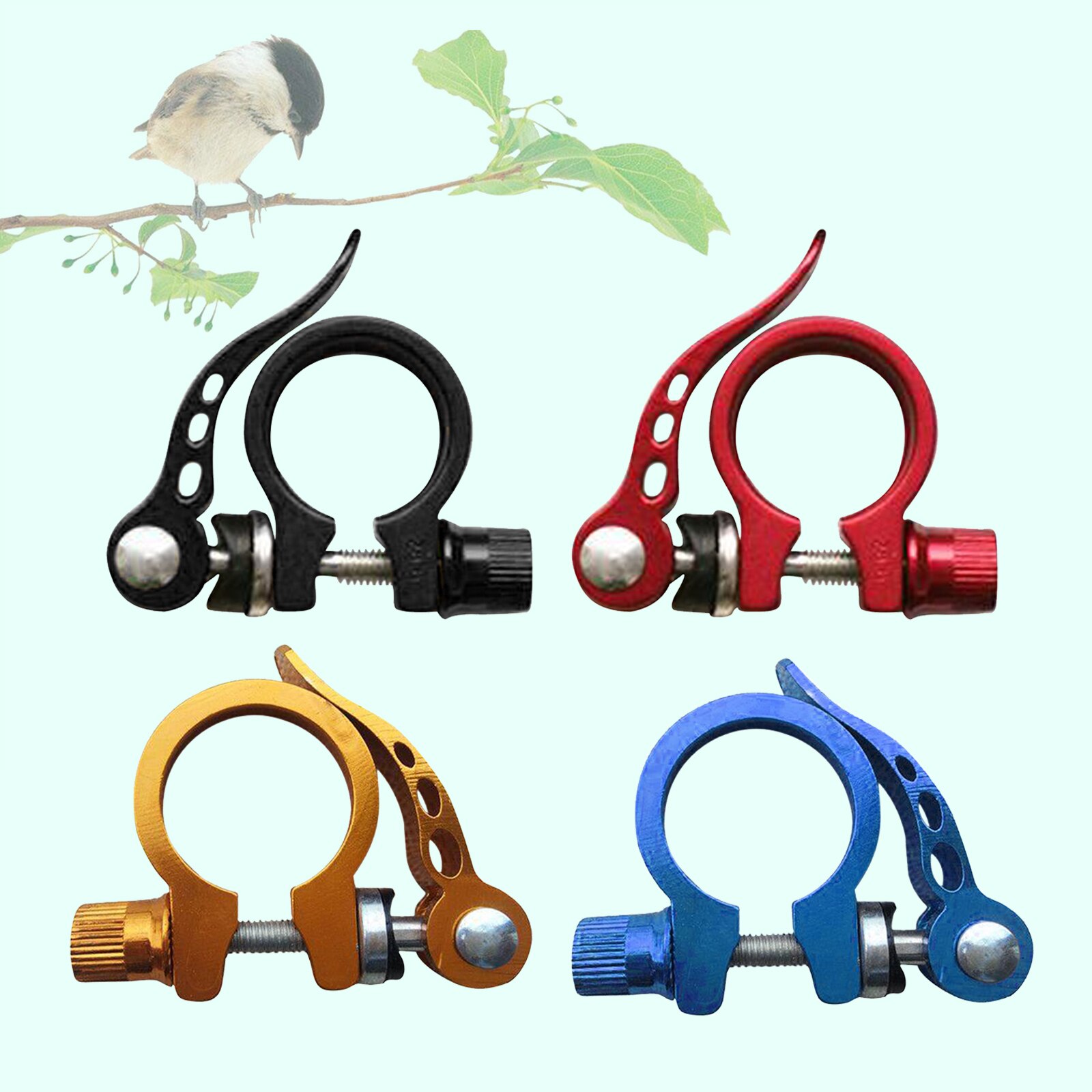 Draagbare Fiets Zadelpenklem Buis Clip 31.8Mm Aluminium Voor Mtb