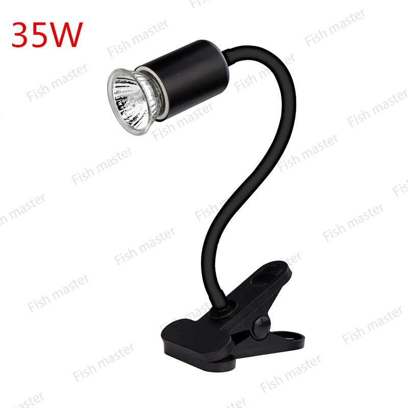 Luz LED de agua dulce para acuario Kaiser, Mini tanque de Acuario, lámpara fluorescente Universal de alta potencia con Clip para tortuga: Black LED M