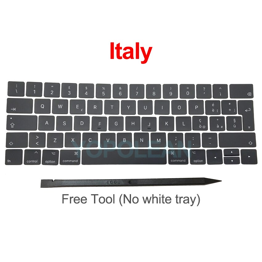 Nowe klawisze klawiatury A1989 A1990 klawiatura do laptopa Macbook Pro Retina 2018 rok: Italy
