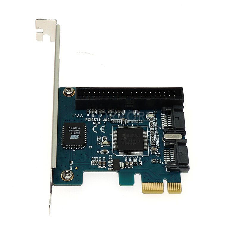 PCI-e to IDE &amp; 2 ports SATA 7pin Controller Card Chipset Jmicron JMB363