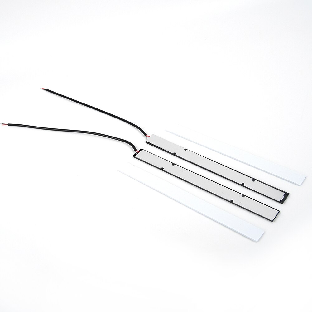 Set Car LED Lights 17cm COB Strip RED Replacement Waterproof DRL Driving