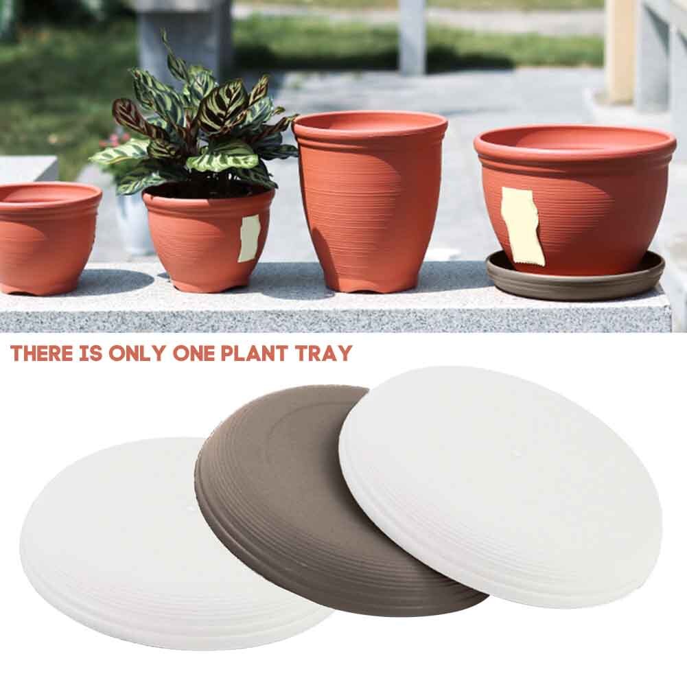 Bacs à gouttes pour pots de fleurs, plateau pour goutte-à-goutte, balcon intérieur et extérieur réutilisable, conteneur sous-tasse pour plantes rondes pour la maison et le jardin