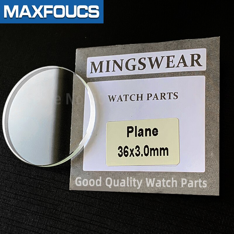 Platte 3.0Mm Dikke 30-39.5Mm Dia Horloge Cryastal Mineraal Glas Horloges Onderdelen, 1 Stuks