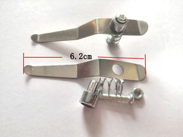 2pcs Stereo Biological Microscope Stage Presser Holder Slides Clips Stainless Steel: 6.2CM