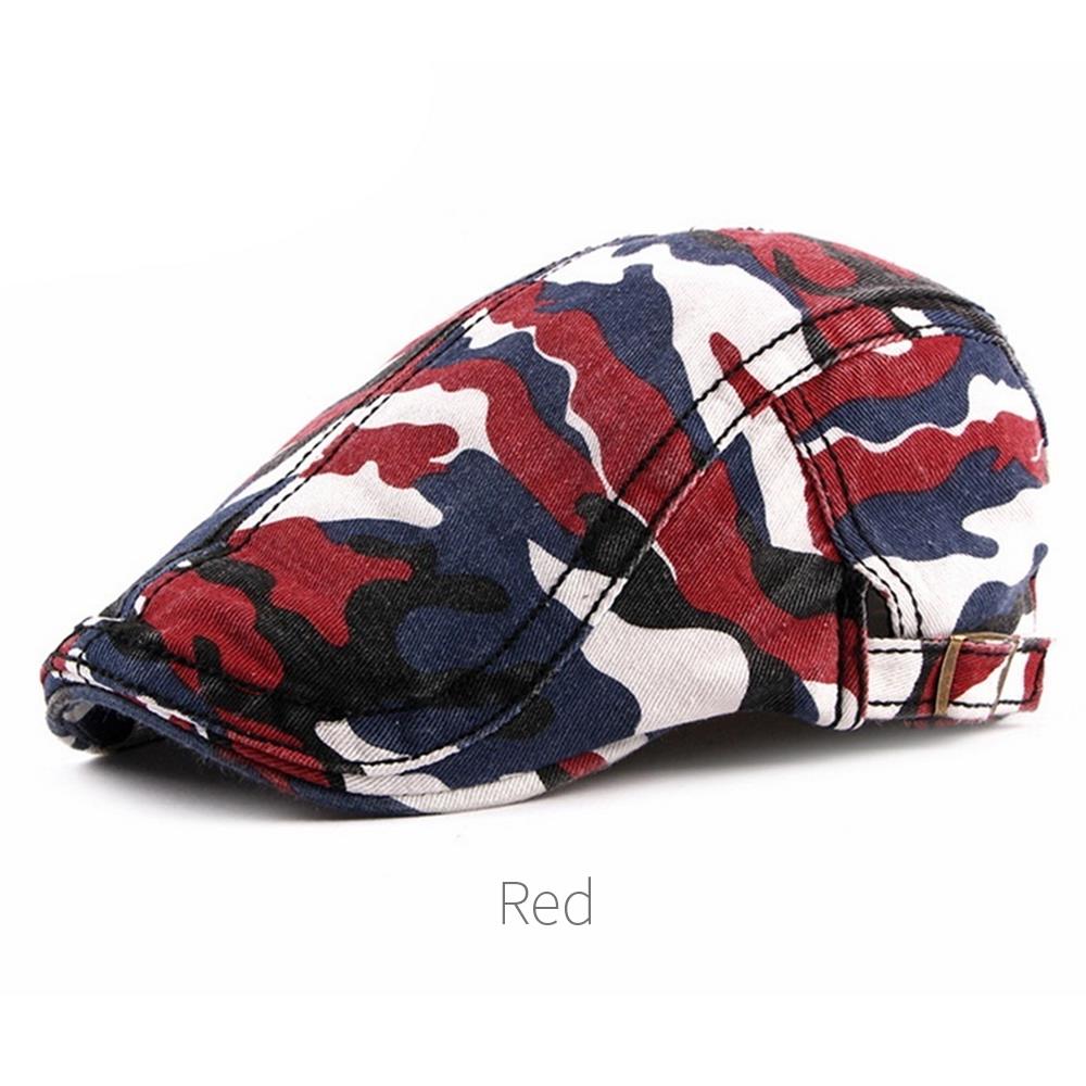 Rijpet katoenen hoed muts unisex retro stijl coole zonbescherming rijden warme veelkleurige hoeden krantenjongenspetten outdoor